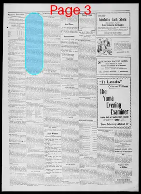 Page thumbnail for The Arizona Sentinel