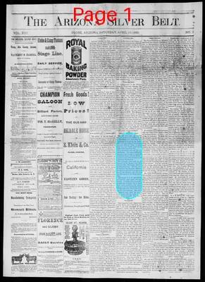 Page thumbnail for Arizona Silver Belt