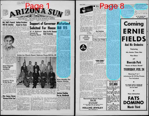 Page thumbnail for Arizona Sun