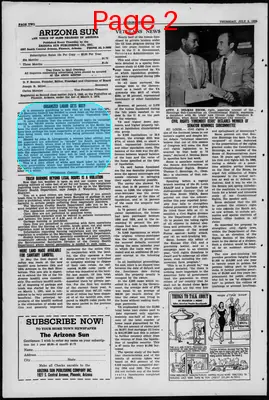 Page thumbnail for Arizona Sun