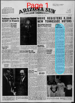 Page thumbnail for Arizona Sun