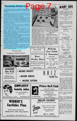 Page thumbnail for Arizona Tribune