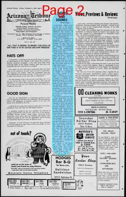 Page thumbnail for Arizona Tribune