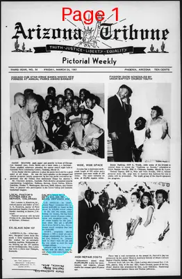 Page thumbnail for Arizona Tribune