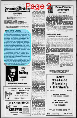 Page thumbnail for Arizona Tribune