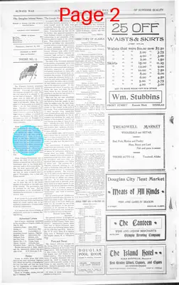 Page thumbnail for Douglas Island News