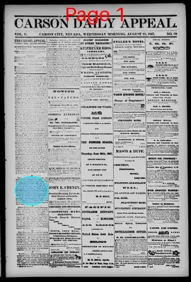 Page thumbnail for The Carson Daily Appeal