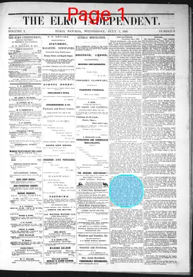 Page thumbnail for The Elko Independent