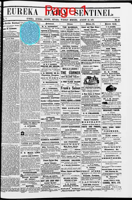 Page thumbnail for Eureka Daily Sentinel