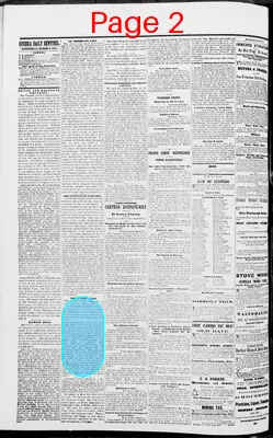 Page thumbnail for Eureka Daily Sentinel
