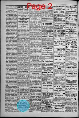 Page thumbnail for Eureka Daily Sentinel