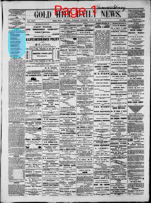 Page thumbnail for Gold Hill Daily News