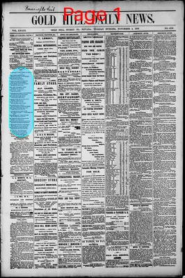 Page thumbnail for Gold Hill Daily News