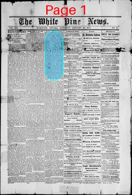 Page thumbnail for The White Pine News