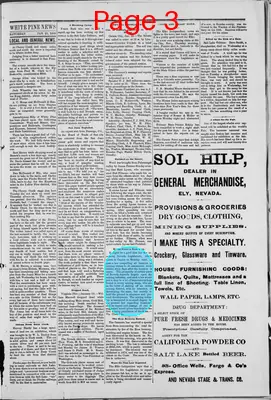 Page thumbnail for The White Pine News