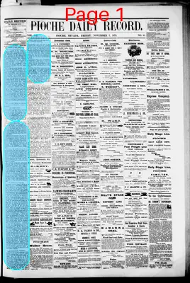 Page thumbnail for Pioche Daily Record