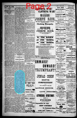 Page thumbnail for Pioche Daily Record