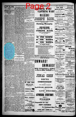 Page thumbnail for Pioche Daily Record