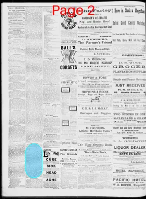 Page thumbnail for The Waco Daily Examiner