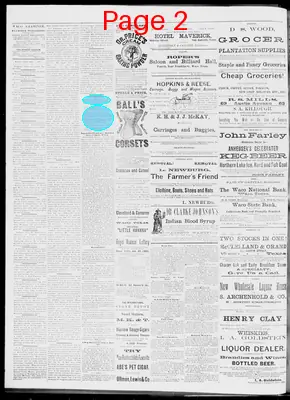 Page thumbnail for The Waco Daily Examiner