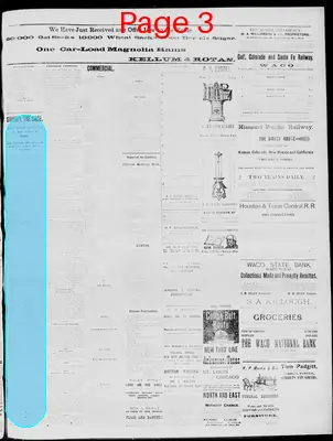Page thumbnail for The Waco Daily Examiner