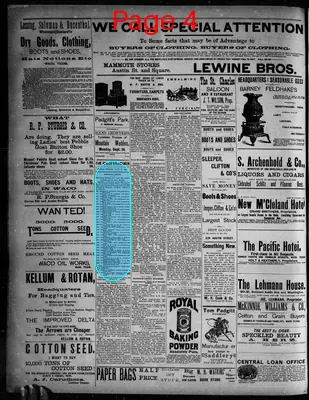 Page thumbnail for The Waco Daily Examiner