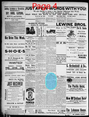 Page thumbnail for The Waco Daily Examiner
