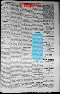 Page thumbnail for Idaho Semi Weekly World