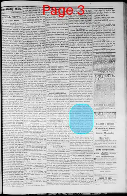 Page thumbnail for Idaho Semi Weekly World