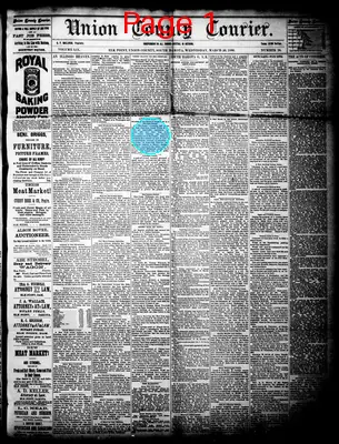 Page thumbnail for Union County Courier