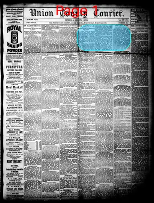 Page thumbnail for Union County Courier