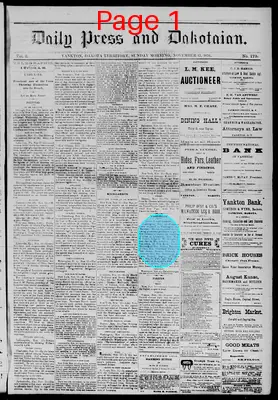 Page thumbnail for Daily Press And Dakotaian