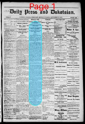 Page thumbnail for Daily Press And Dakotaian