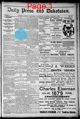 Page thumbnail for Daily Press And Dakotaian