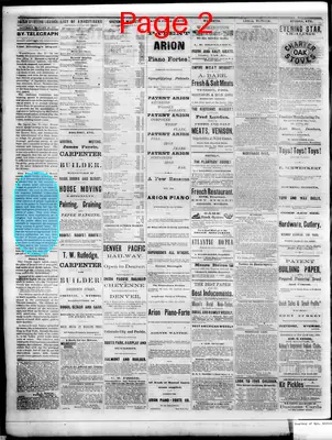 Page thumbnail for The Cheyenne Daily Leader