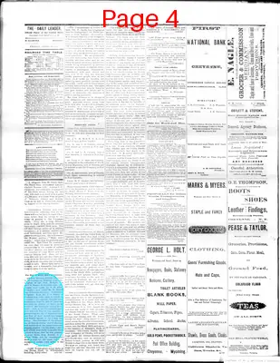 Page thumbnail for The Cheyenne Daily Leader