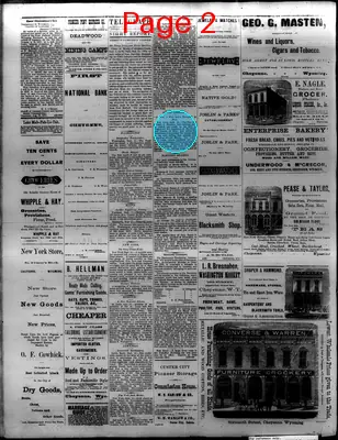 Page thumbnail for The Cheyenne Daily Leader