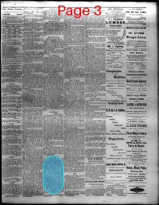 Page thumbnail for The Cheyenne Daily Leader