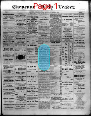 Page thumbnail for The Cheyenne Daily Leader