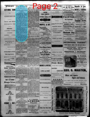 Page thumbnail for The Cheyenne Daily Leader