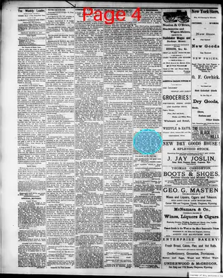 Page thumbnail for The Cheyenne Daily Leader