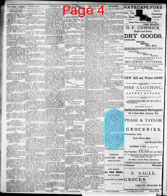 Page thumbnail for The Cheyenne Daily Leader
