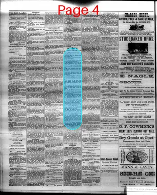 Page thumbnail for The Cheyenne Daily Leader