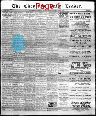 Page thumbnail for The Cheyenne Daily Leader