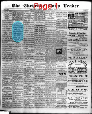 Page thumbnail for The Cheyenne Daily Leader