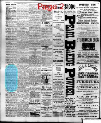 Page thumbnail for The Cheyenne Daily Leader