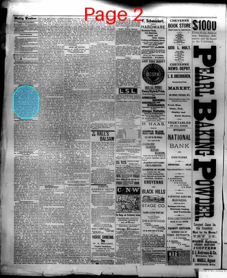 Page thumbnail for The Cheyenne Daily Leader