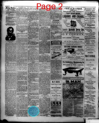 Page thumbnail for The Cheyenne Daily Leader