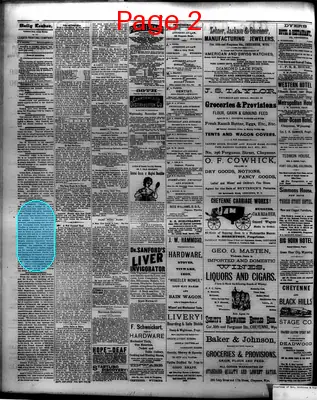 Page thumbnail for The Cheyenne Daily Leader