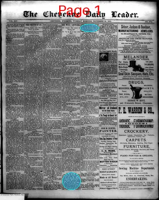 Page thumbnail for The Cheyenne Daily Leader
